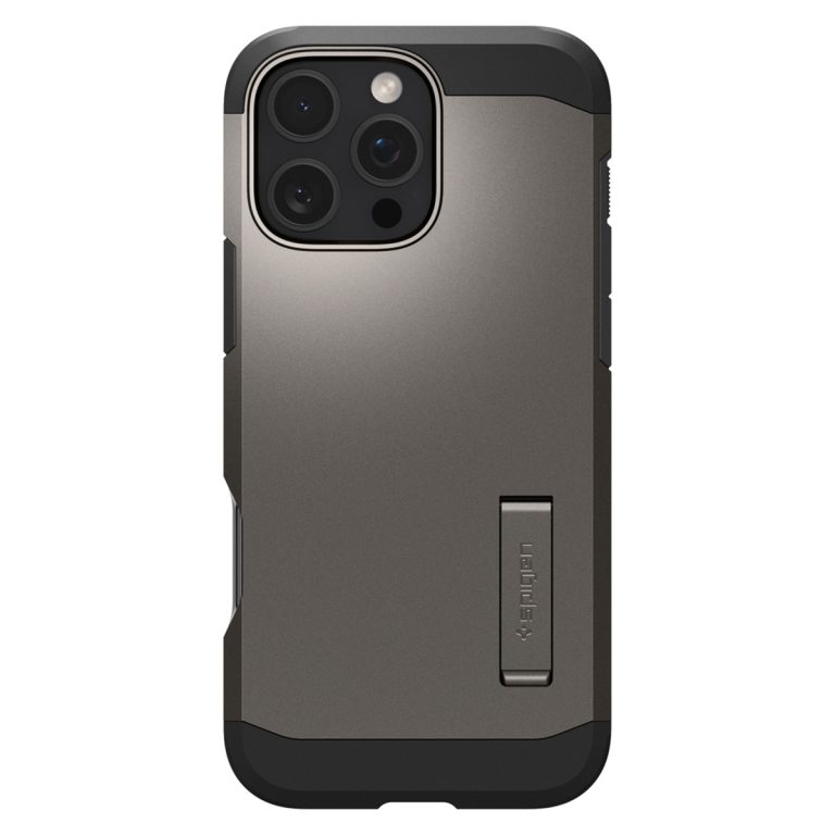 Spigen Tough Armor Backcover MagSafe Apple iPhone 16 Pro - Gunmetal - Afbeelding 3