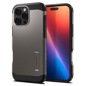 Spigen Tough Armor Backcover MagSafe Apple iPhone 16 Pro - Gunmetal