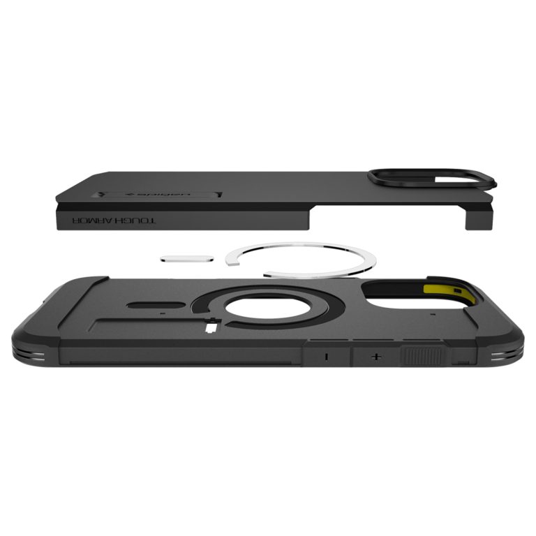 Spigen Tough Armor Backcover MagSafe Apple iPhone 16 Pro - Zwart - Afbeelding 3