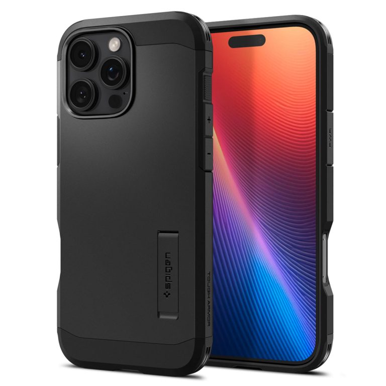Spigen Tough Armor Backcover MagSafe Apple iPhone 16 Pro - Zwart - Afbeelding 2