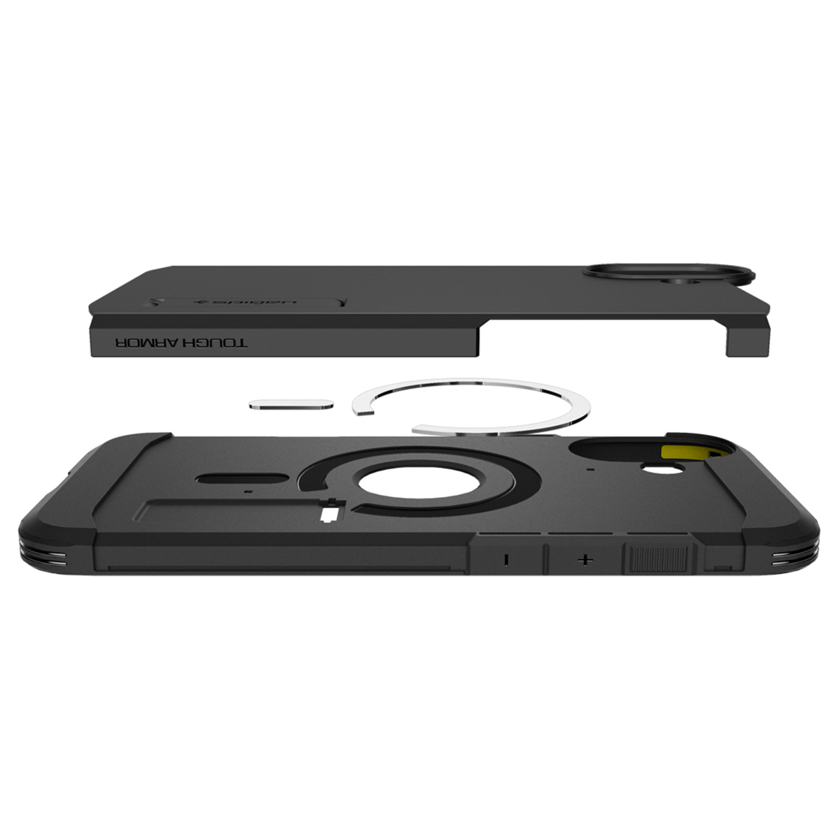 Spigen Tough Armor Backcover MagSafe Apple iPhone 16 - Zwart - Afbeelding 4