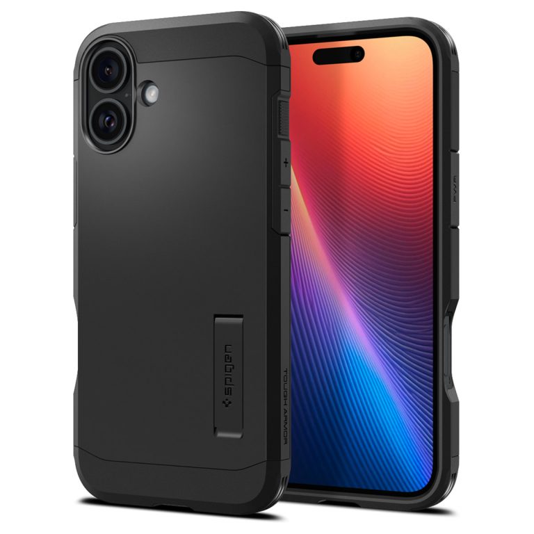 Spigen Tough Armor Backcover MagSafe Apple iPhone 16 - Zwart - Afbeelding 7