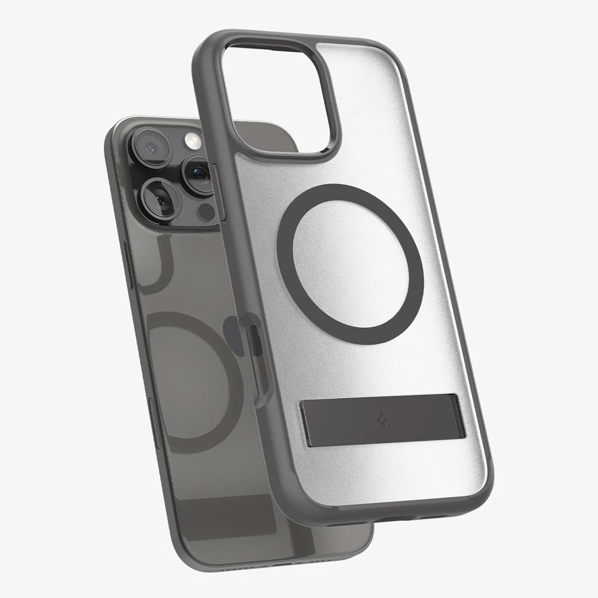 Spigen Ultra Hybrid S MagSafe Apple iPhone 16 Pro Max - Frost Gray - Afbeelding 4