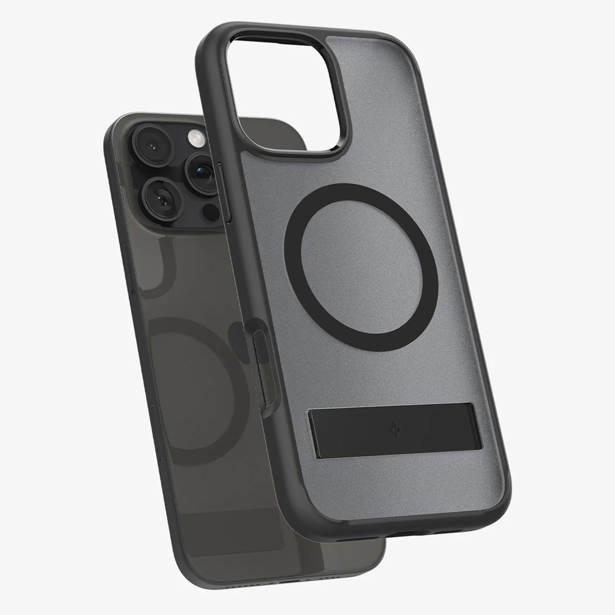 Spigen Ultra Hybrid S MagSafe Apple iPhone 16 Pro - Frost Black - Afbeelding 4