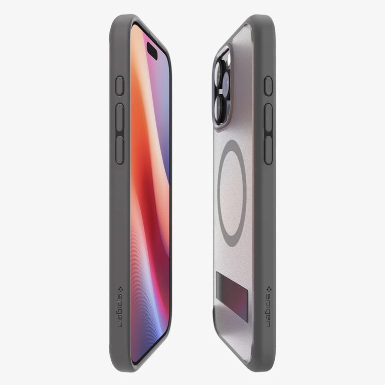 Spigen Ultra Hybrid S MagSafe Apple iPhone 16 Pro - Frost Gray - Afbeelding 5