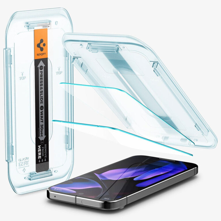 Spigen GLAStR EZ Fit Screenprotector + Applicator 2-pack Google Pixel 9 / 9 Pro - Afbeelding 5