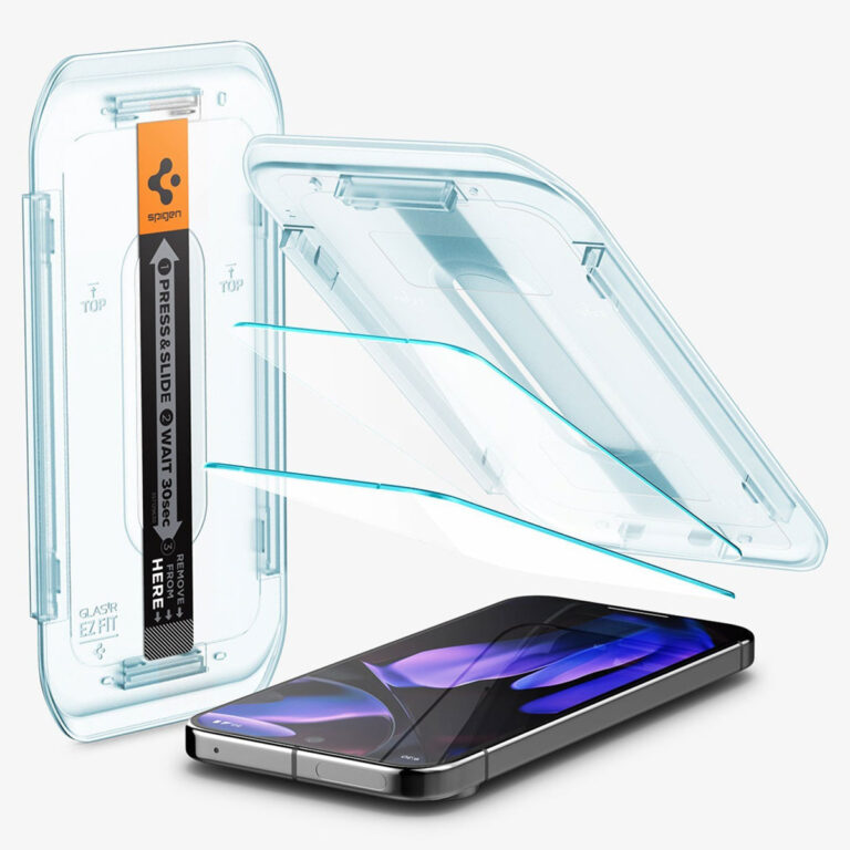 Spigen GLAStR EZ Fit Screenprotector + Applicator 2-pack Google Pixel 9 Pro XL - Afbeelding 5