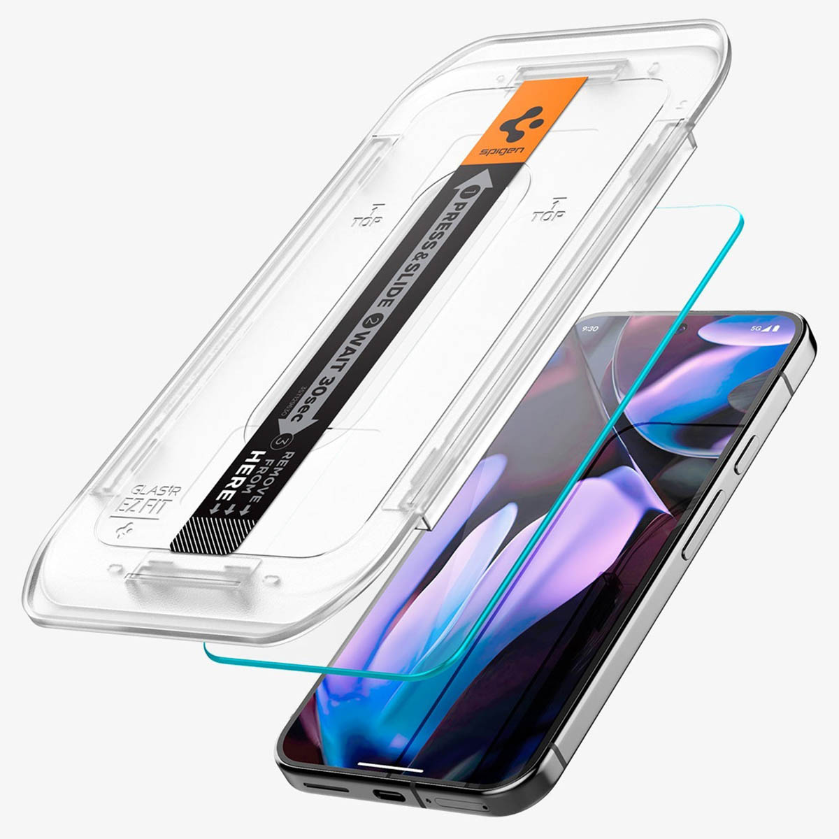 Spigen GLAStR EZ Fit Screenprotector 2 Pack + Applicator Google Pixel 9 Pro XL / 10 Pro XL - Afbeelding 2