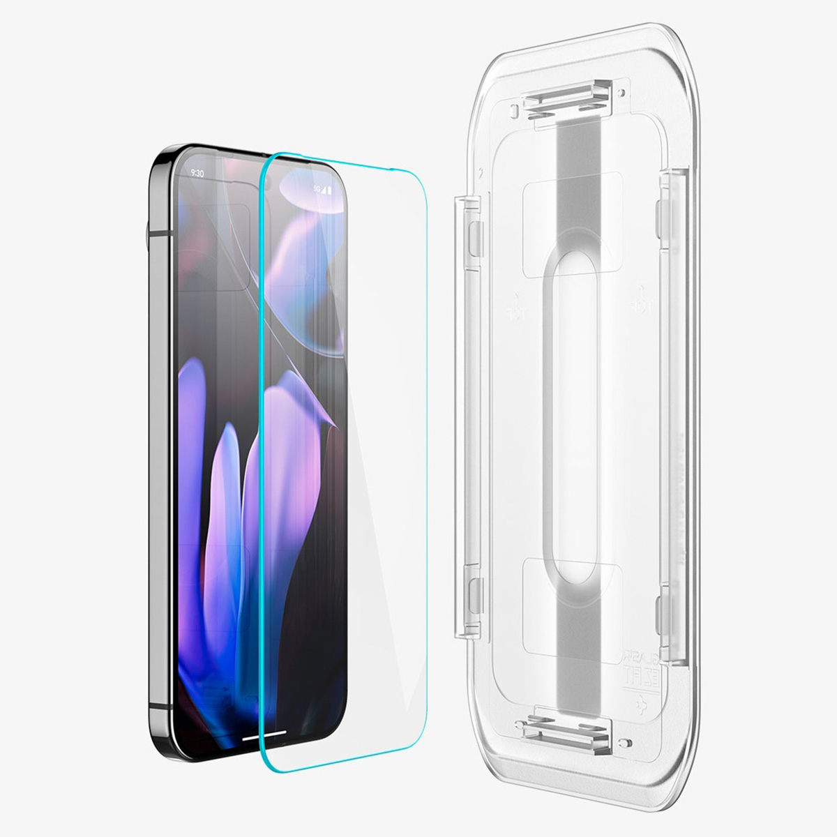 Spigen GLAStR EZ Fit Screenprotector 2 Pack + Applicator Google Pixel 9 Pro XL / 10 Pro XL - Afbeelding 4