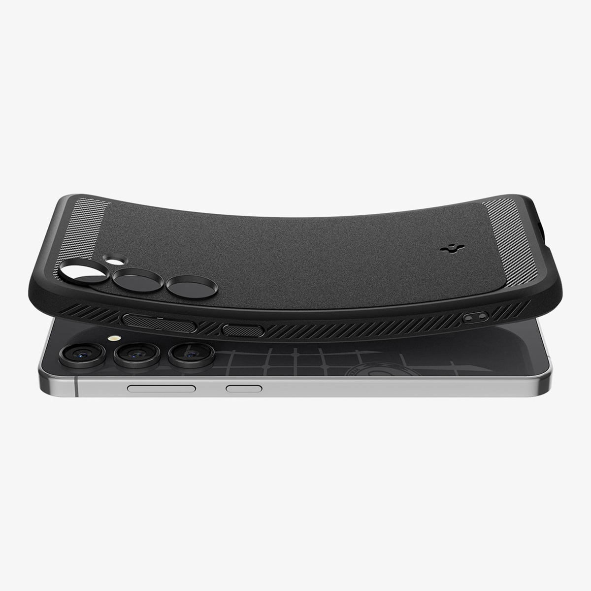 Spigen Rugged Armor Backcover Samsung Galaxy S24 FE - Matte Black - Afbeelding 8