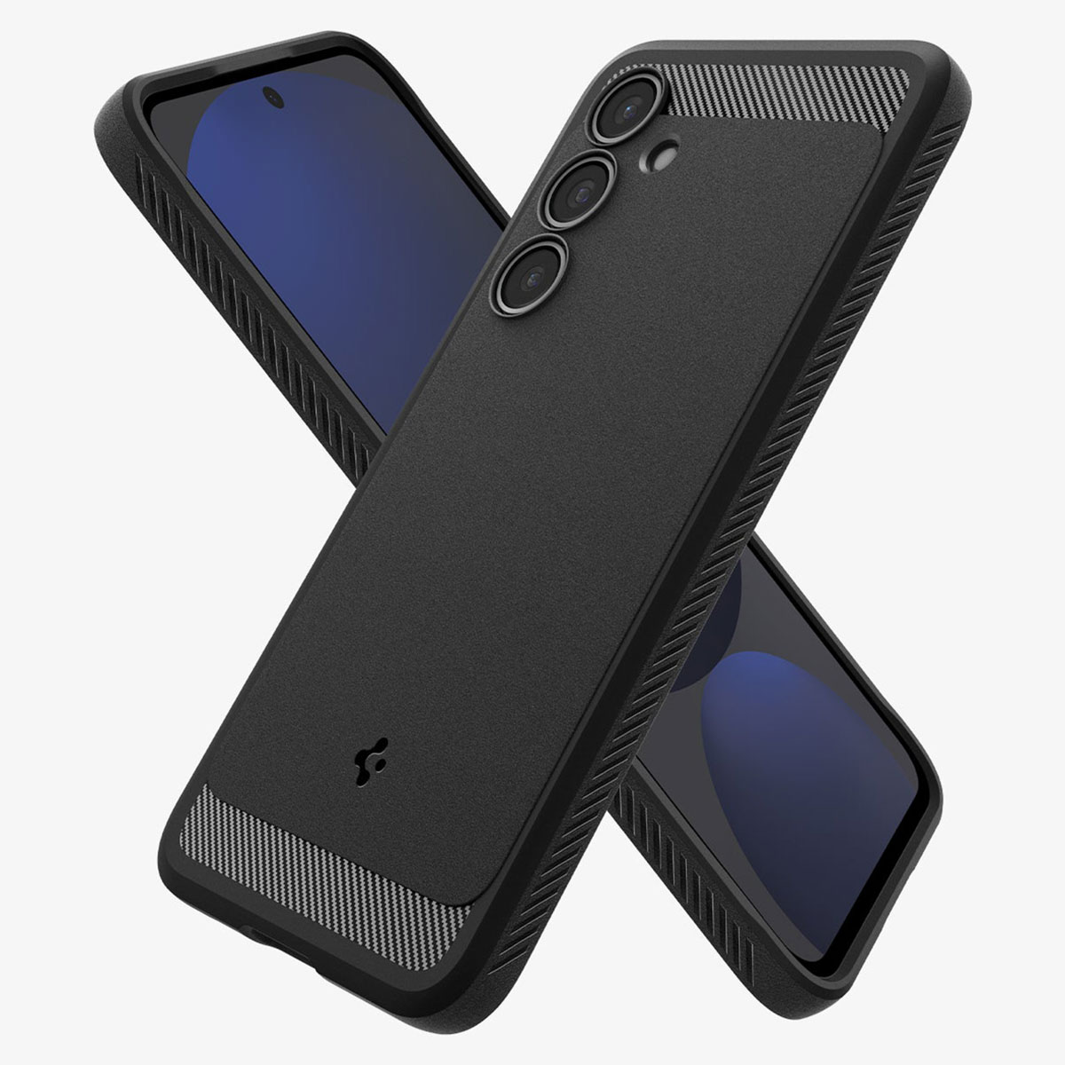 Spigen Rugged Armor Backcover Samsung Galaxy S24 FE - Matte Black - Afbeelding 3