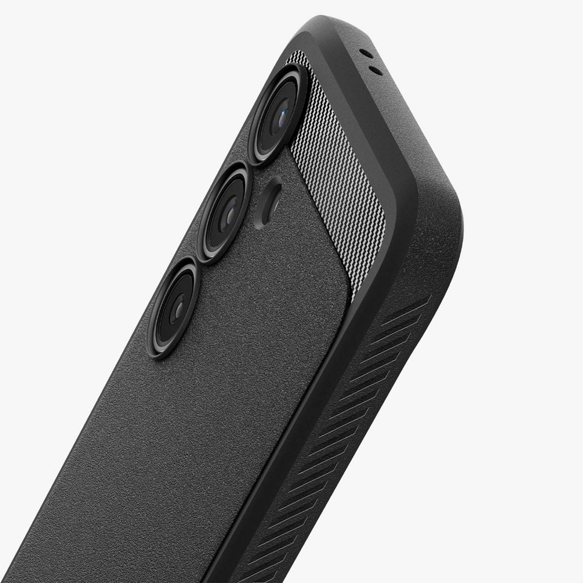 Spigen Rugged Armor Backcover Samsung Galaxy S24 FE - Matte Black - Afbeelding 4