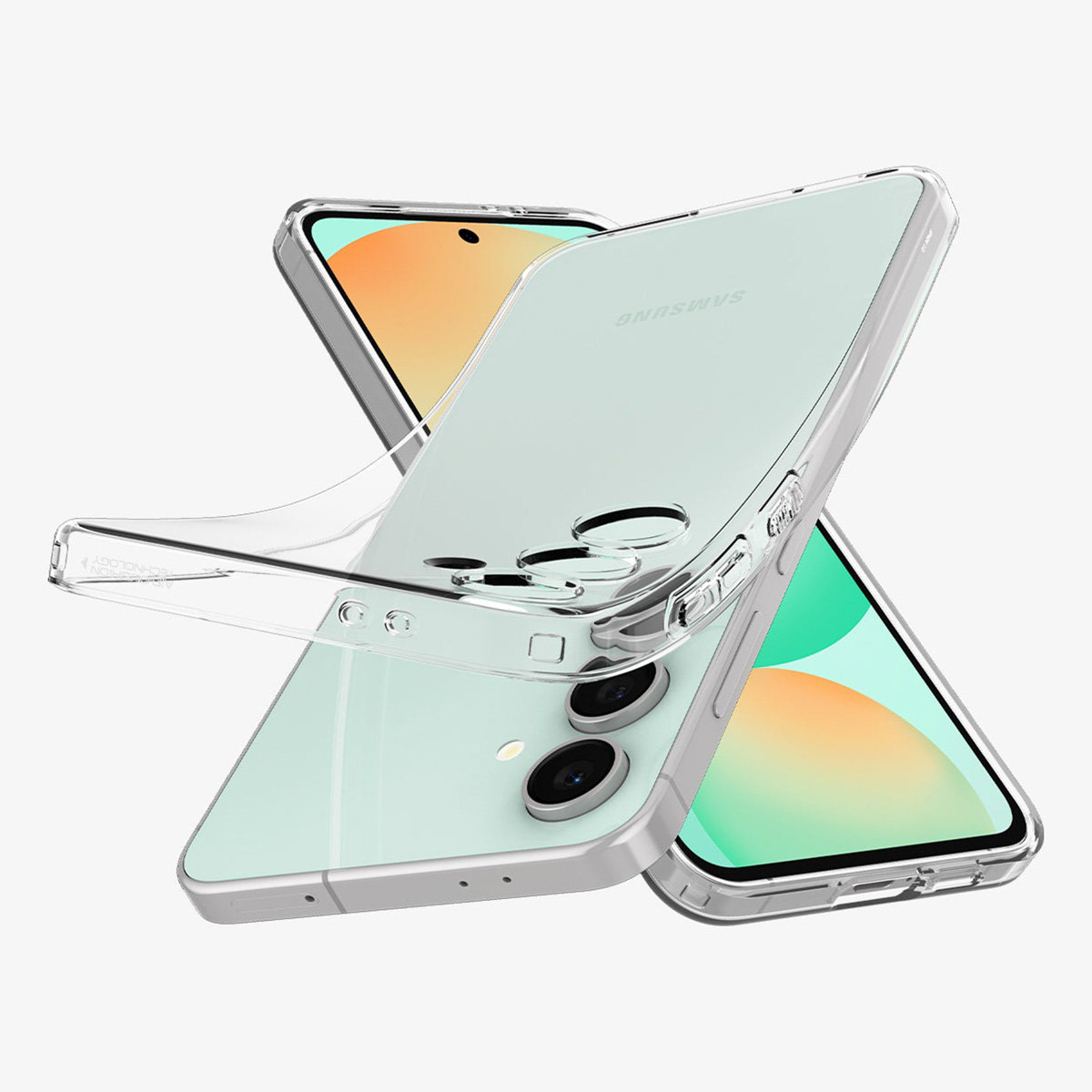 Spigen Liquid Crystal Backcover Samsung Galaxy S24 FE - Crystal Clear - Afbeelding 2