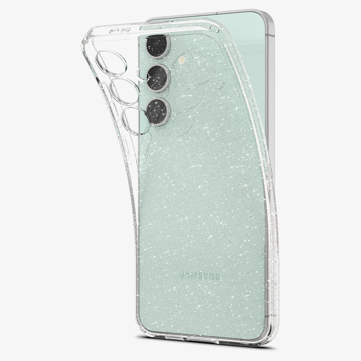 Spigen Liquid Crystal Backcover Samsung Galaxy S24 FE - Crystal Quartz - Afbeelding 4