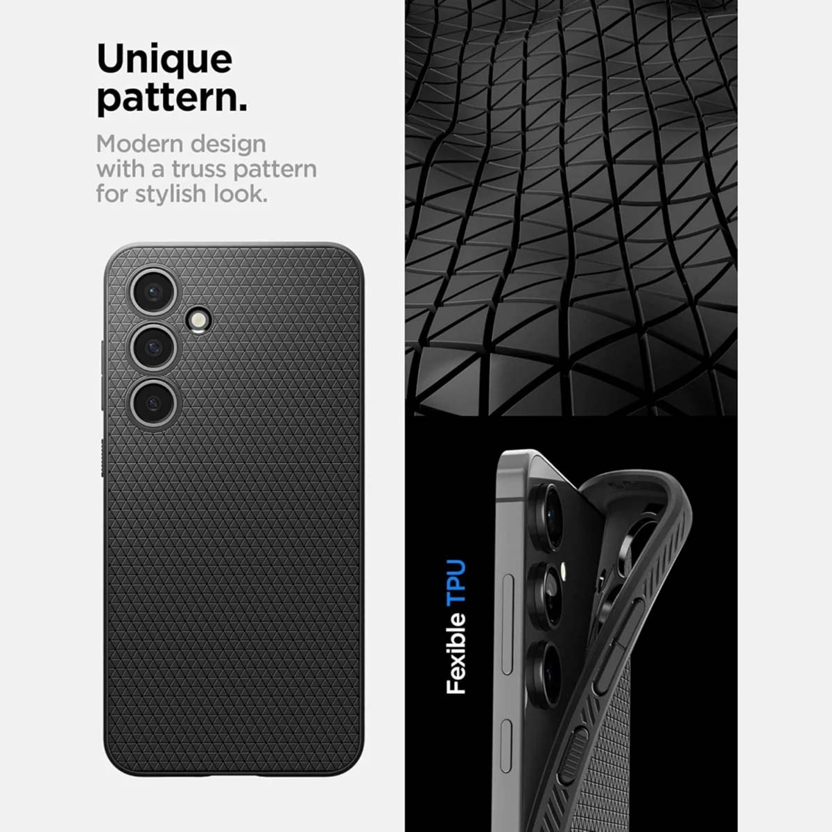 Spigen Liquid Air™ Backcover Samsung Galaxy S24 FE - Matte Black - Afbeelding 2