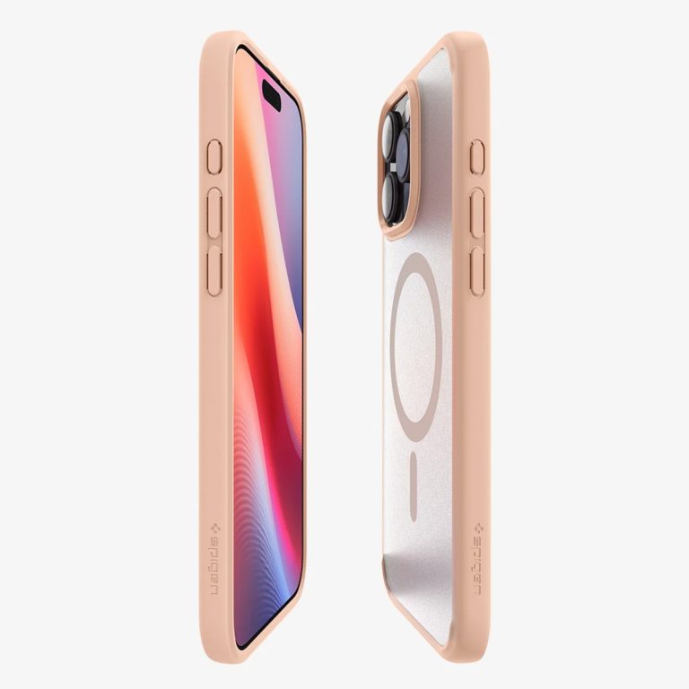 Spigen Ultra Hybrid Backcover MagSafe Apple iPhone 16 Pro - Roze Titanium - Afbeelding 3