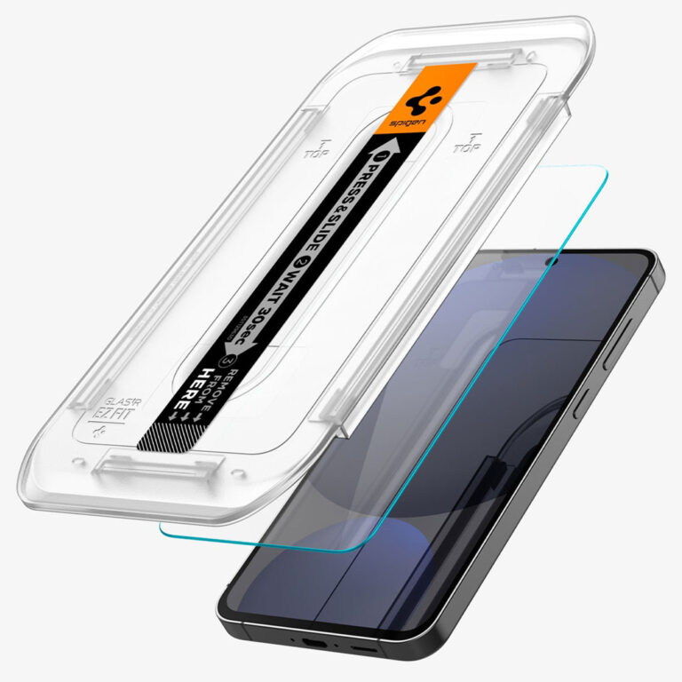 Spigen GLAStR EZ Fit Screenprotector + Applicator Samsung Galaxy A56 / S24 FE - Afbeelding 5