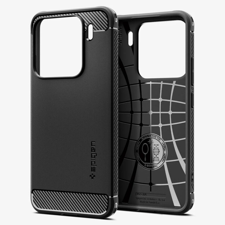 Spigen Rugged Armor Backcover Xiaomi 15 - Matte Black - Afbeelding 10