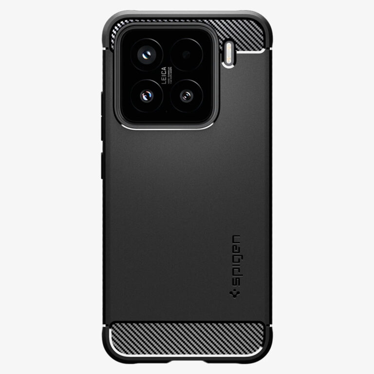 Spigen Rugged Armor Backcover Xiaomi 15 - Matte Black - Afbeelding 4