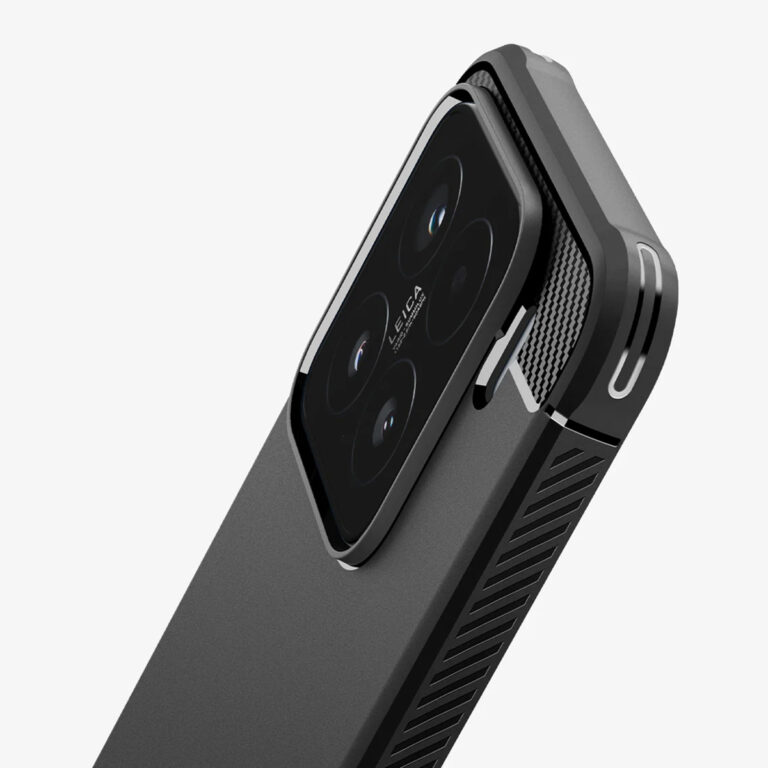 Spigen Rugged Armor Backcover Xiaomi 15 - Matte Black - Afbeelding 2