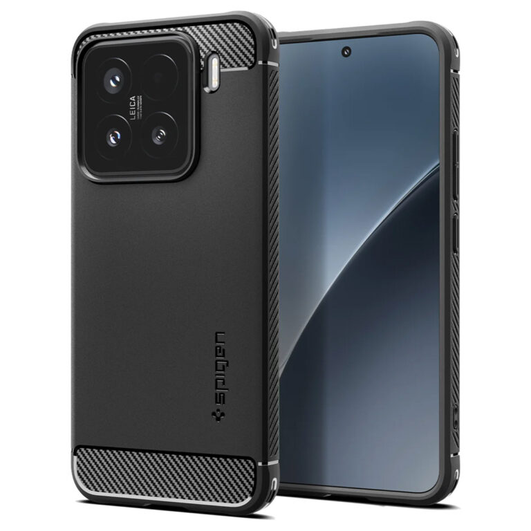 Spigen Rugged Armor Backcover Xiaomi 15 - Matte Black - Afbeelding 5