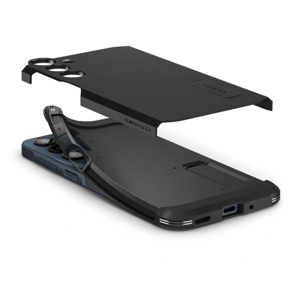 Spigen Tough Armor Backcover Samsung Galaxy A16 - Zwart - Afbeelding 7