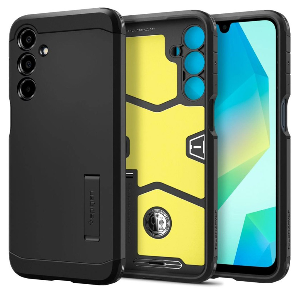 Spigen Tough Armor Backcover Samsung Galaxy A16 - Zwart - Afbeelding 2