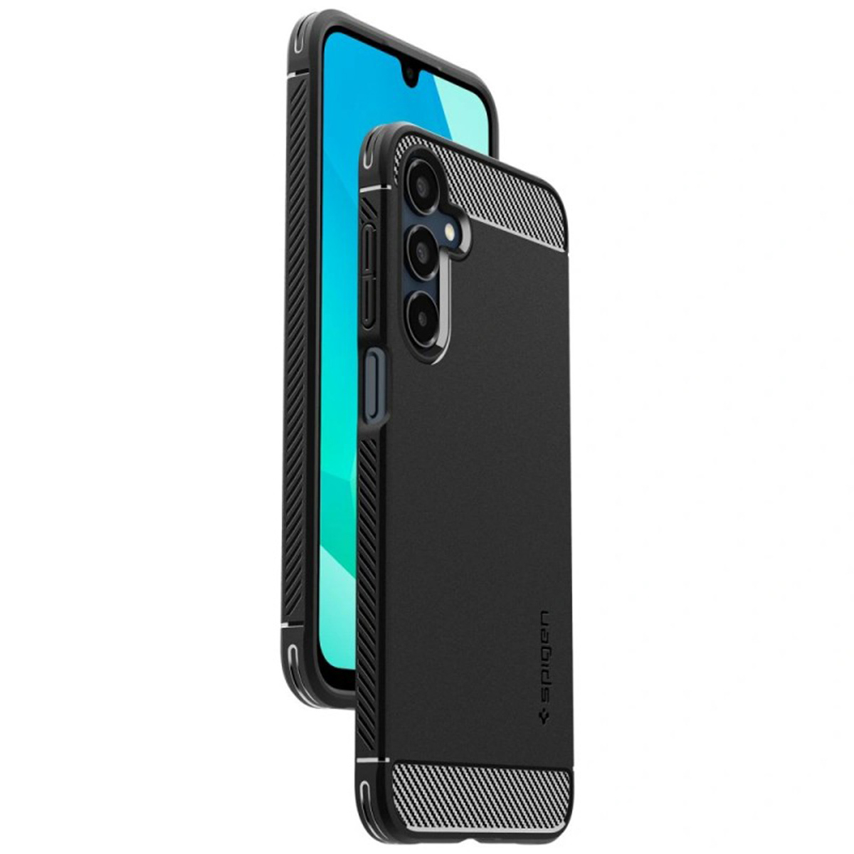 Spigen Rugged Armor Backcover Samsung Galaxy A16 - Matte Black - Afbeelding 8