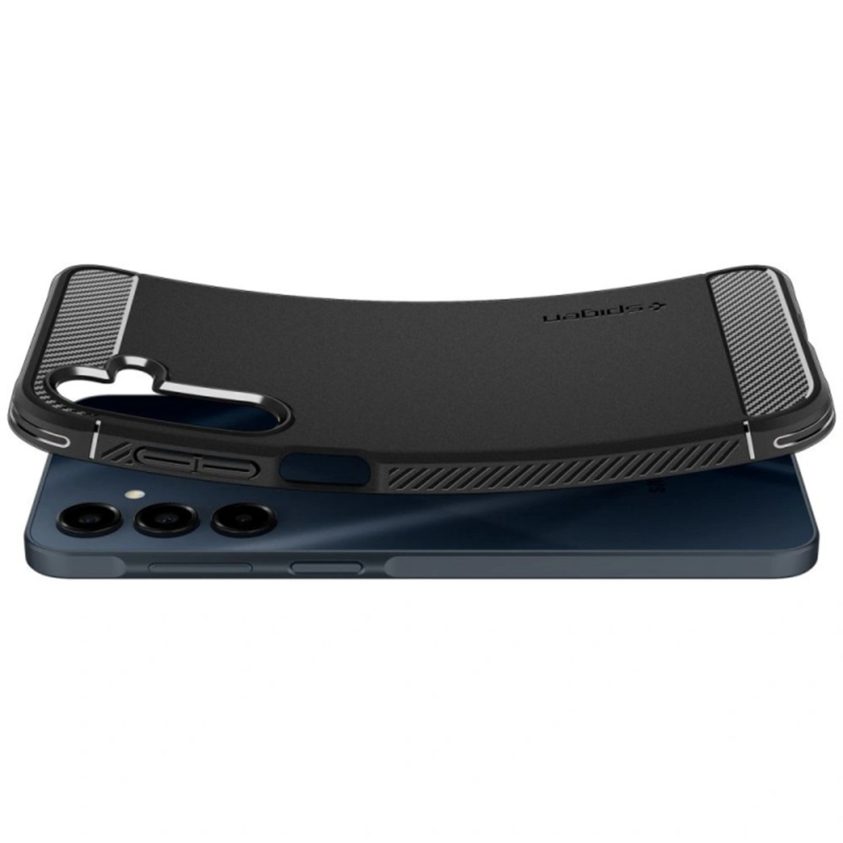 Spigen Rugged Armor Backcover Samsung Galaxy A16 - Matte Black - Afbeelding 4