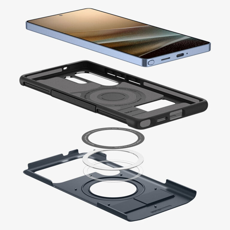 Spigen Slim Armor Backcover MagSafe Samsung Galaxy S25 Ultra - Metal Slate - Afbeelding 9