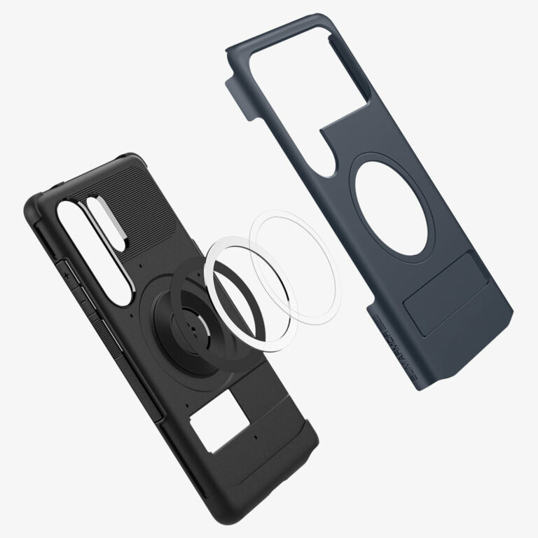 Spigen Slim Armor Backcover MagSafe Samsung Galaxy S25 Ultra - Metal Slate - Afbeelding 5