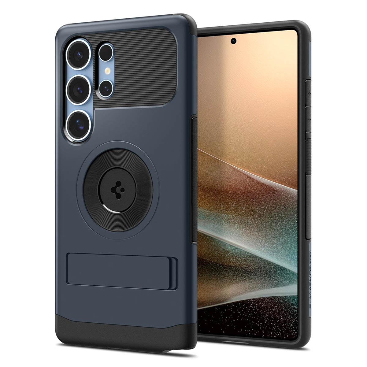 Spigen Slim Armor Backcover MagSafe Samsung Galaxy S25 Ultra – Metal Slate