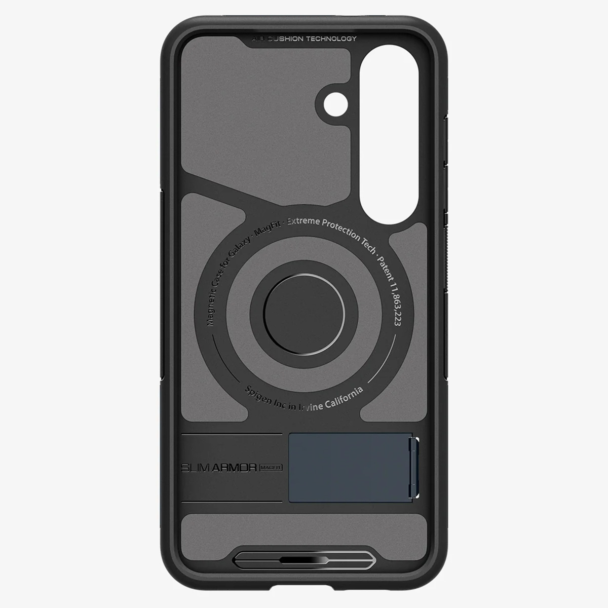 Spigen Slim Armor Backcover MagSafe Samsung Galaxy S25 Plus - Metal Slate - Afbeelding 6