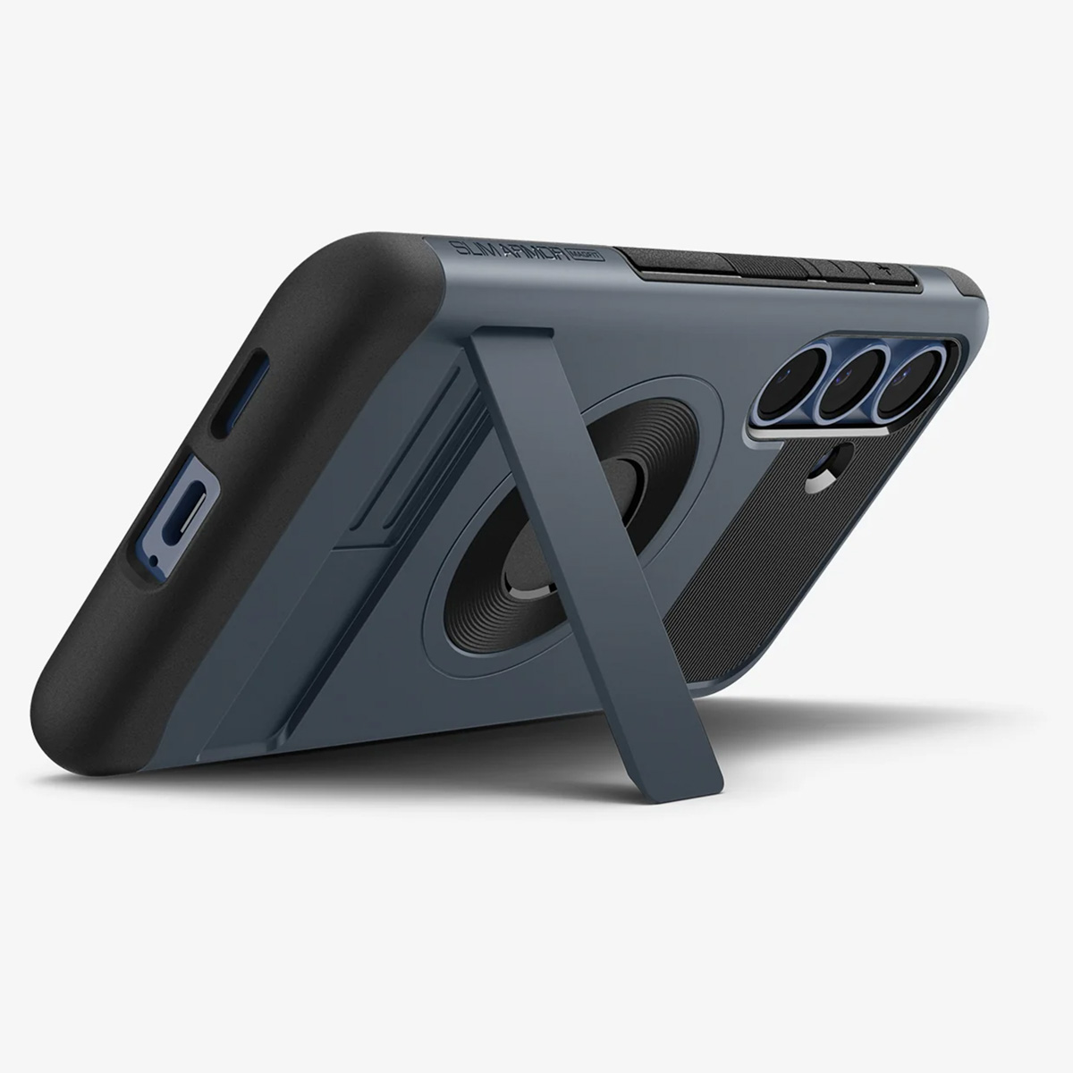 Spigen Slim Armor Backcover MagSafe Samsung Galaxy S25 Plus - Metal Slate - Afbeelding 3