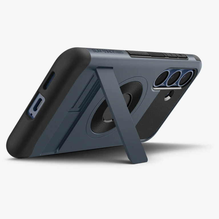 Spigen Slim Armor Backcover MagSafe Samsung Galaxy S25 Plus - Metal Slate - Afbeelding 4