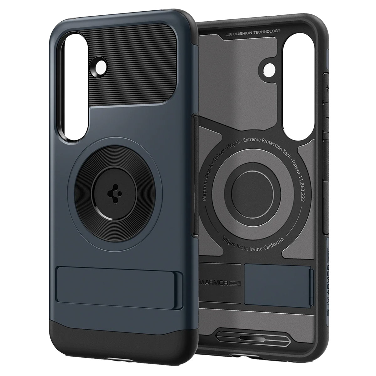 Spigen Slim Armor Backcover MagSafe Samsung Galaxy S25 Plus – Metal Slate