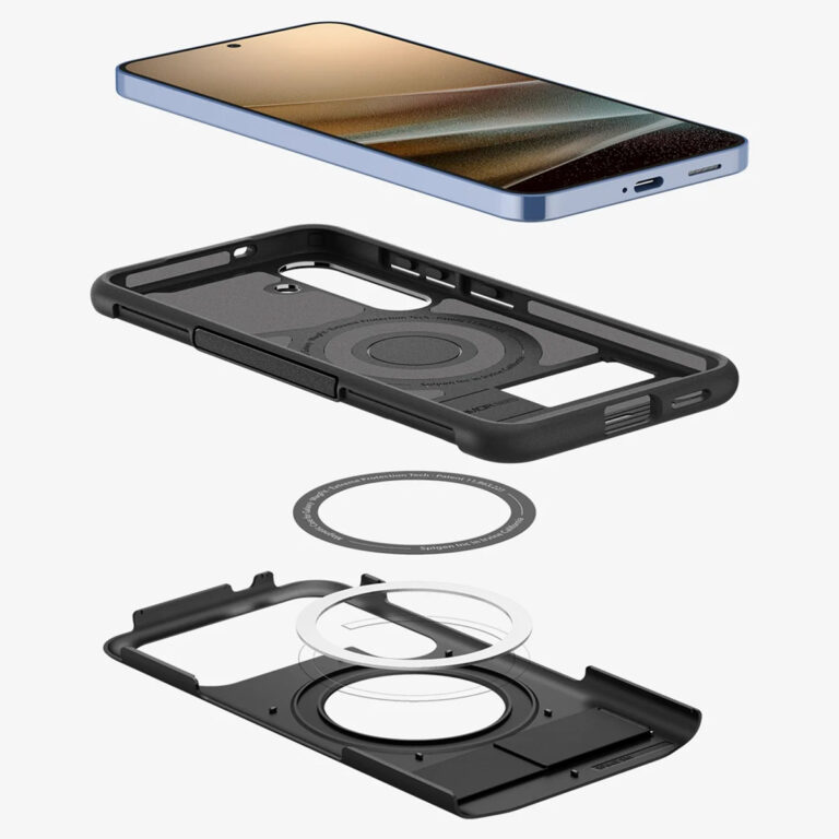 Spigen Slim Armor Backcover MagSafe Samsung Galaxy S25 Plus - Zwart - Afbeelding 8