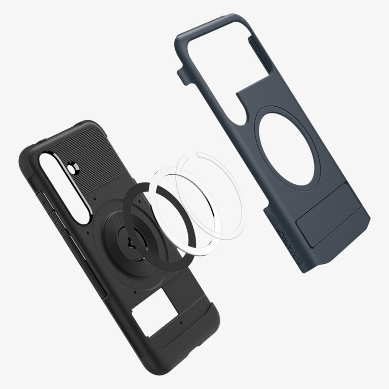 Spigen Slim Armor Backcover MagSafe Samsung Galaxy S25 - Metal Slate - Afbeelding 9
