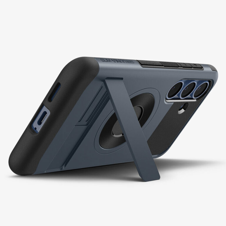 Spigen Slim Armor Backcover MagSafe Samsung Galaxy S25 - Metal Slate - Afbeelding 3