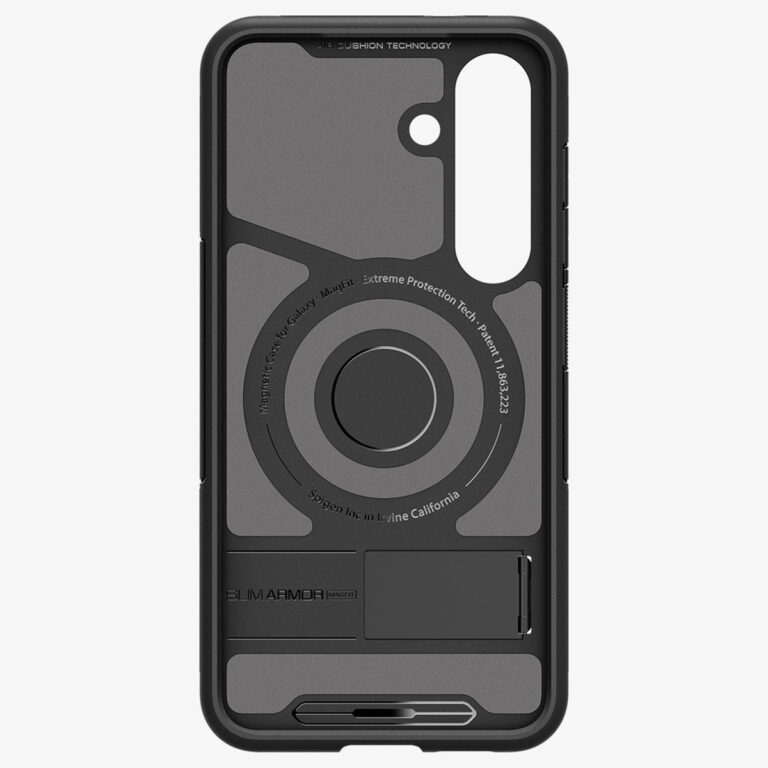 Spigen Slim Armor Backcover MagSafe Samsung Galaxy S25 - Zwart - Afbeelding 7