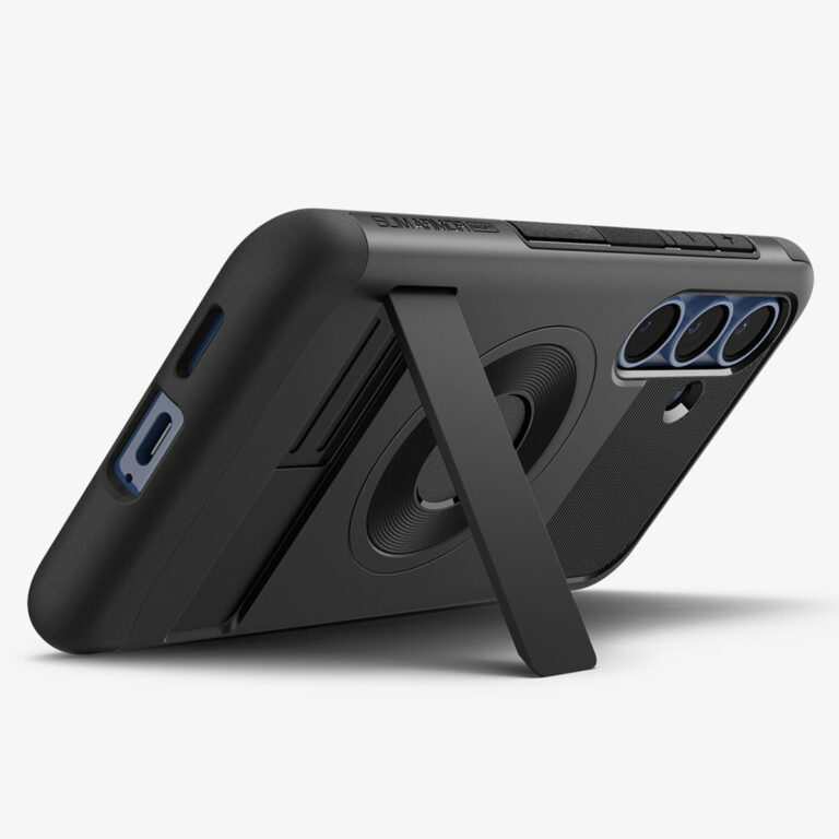 Spigen Slim Armor Backcover MagSafe Samsung Galaxy S25 - Zwart - Afbeelding 3