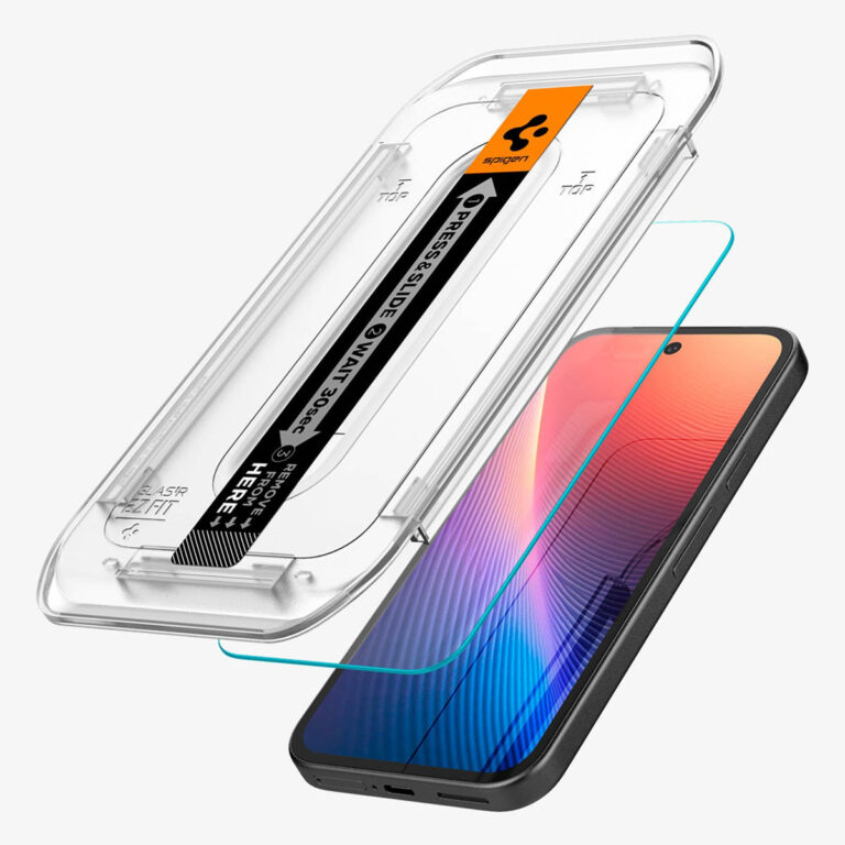 Spigen GLAStR EZ Fit Screenprotector + Applicator Google Pixel 9a - Afbeelding 3