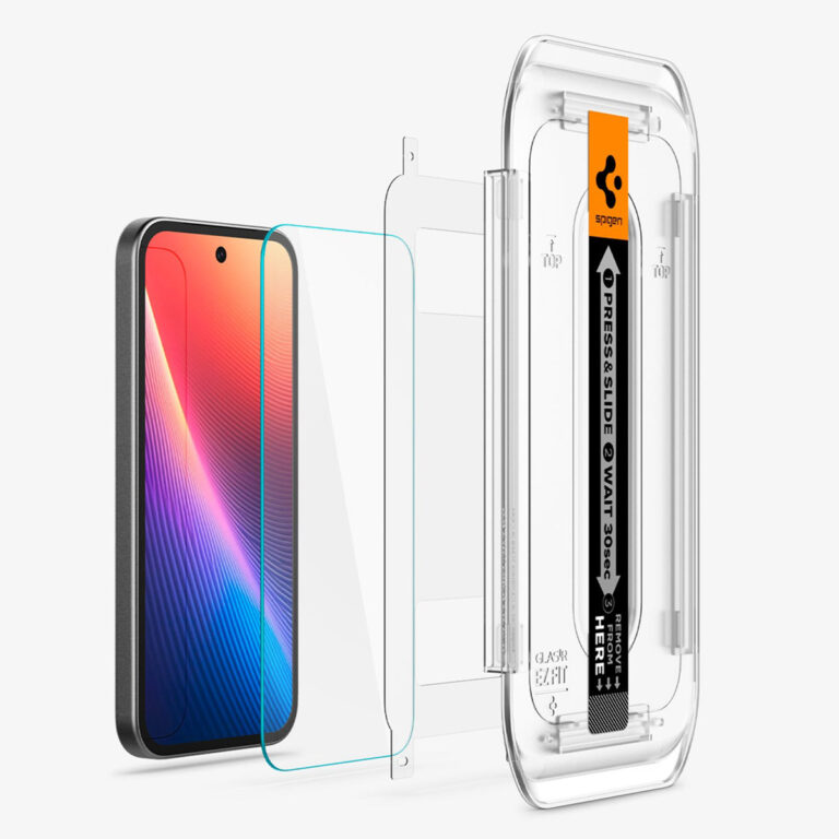 Spigen GLAStR EZ Fit Screenprotector + Applicator Google Pixel 9a - Afbeelding 7