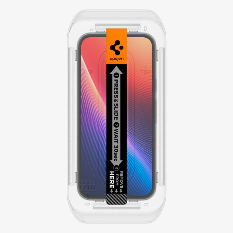 Spigen GLAStR EZ Fit Screenprotector + Applicator Google Pixel 9a - Afbeelding 6