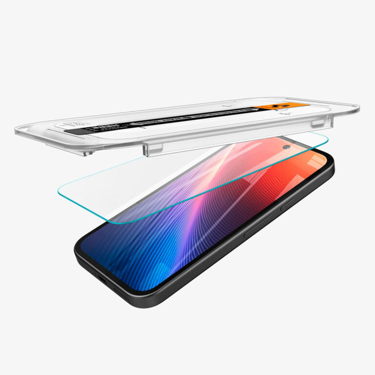 Spigen GLAStR EZ Fit Screenprotector + Applicator Google Pixel 9a - Afbeelding 5