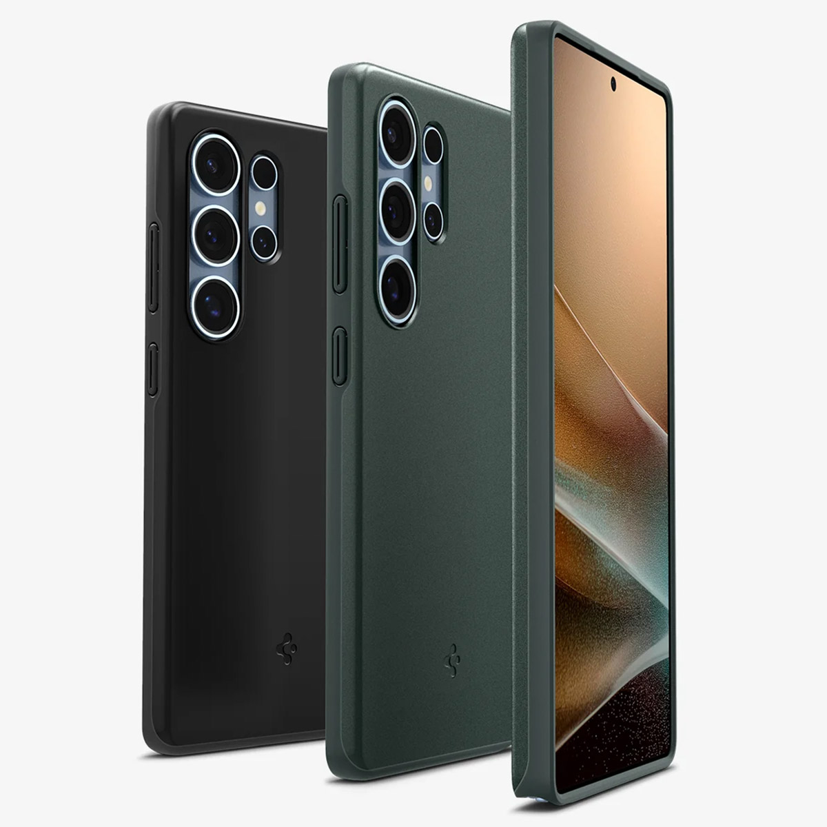 Spigen Thin Fit Backcover MagSafe Samsung Galaxy S25 Ultra - Abyss Green - Afbeelding 10