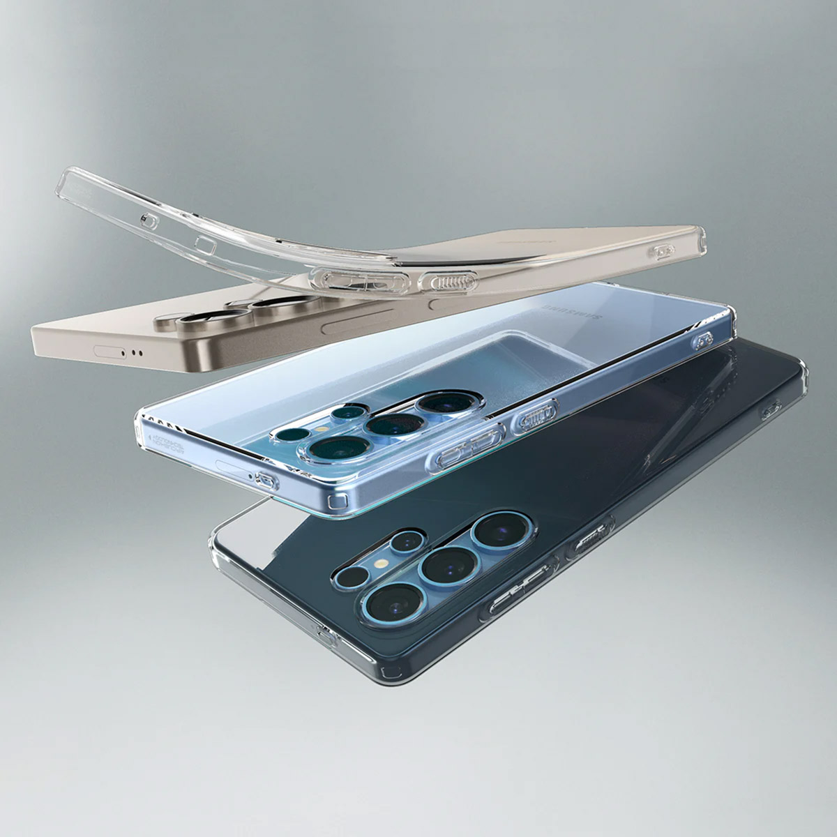 Spigen Liquid Crystal Backcover Samsung Galaxy S25 Ultra – Crystal Clear