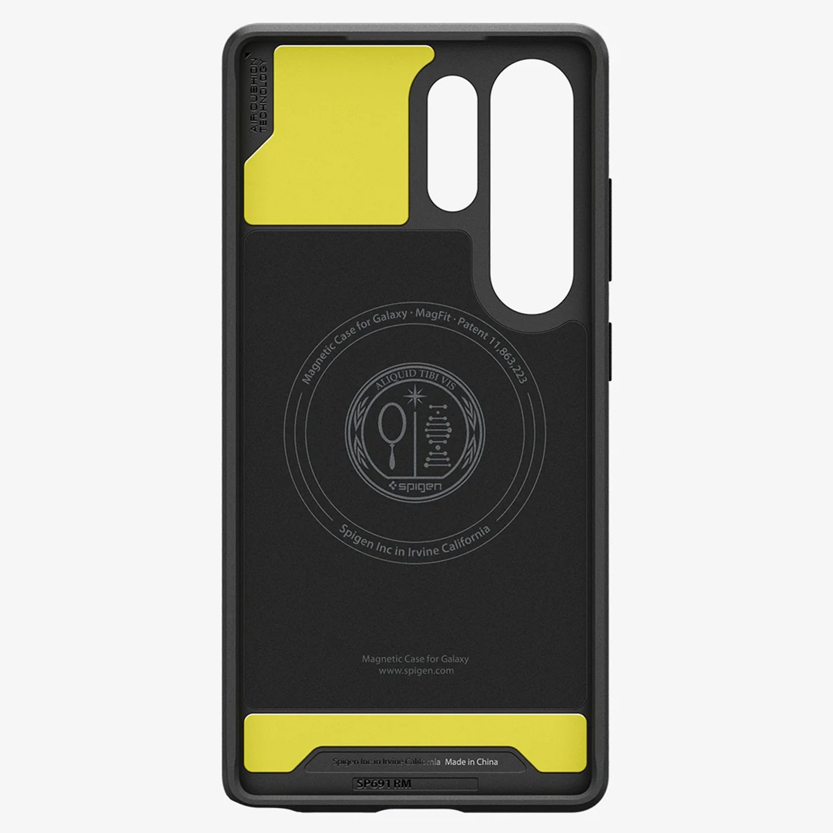 Spigen Rugged Armor Backcover MagSafe Samsung Galaxy S25 Ultra - Matte Black - Afbeelding 6