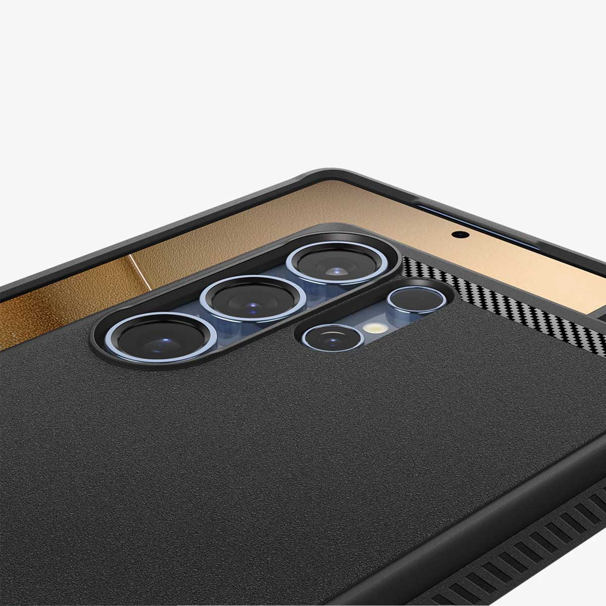 Spigen Rugged Armor Backcover MagSafe Samsung Galaxy S25 Ultra - Matte Black - Afbeelding 8