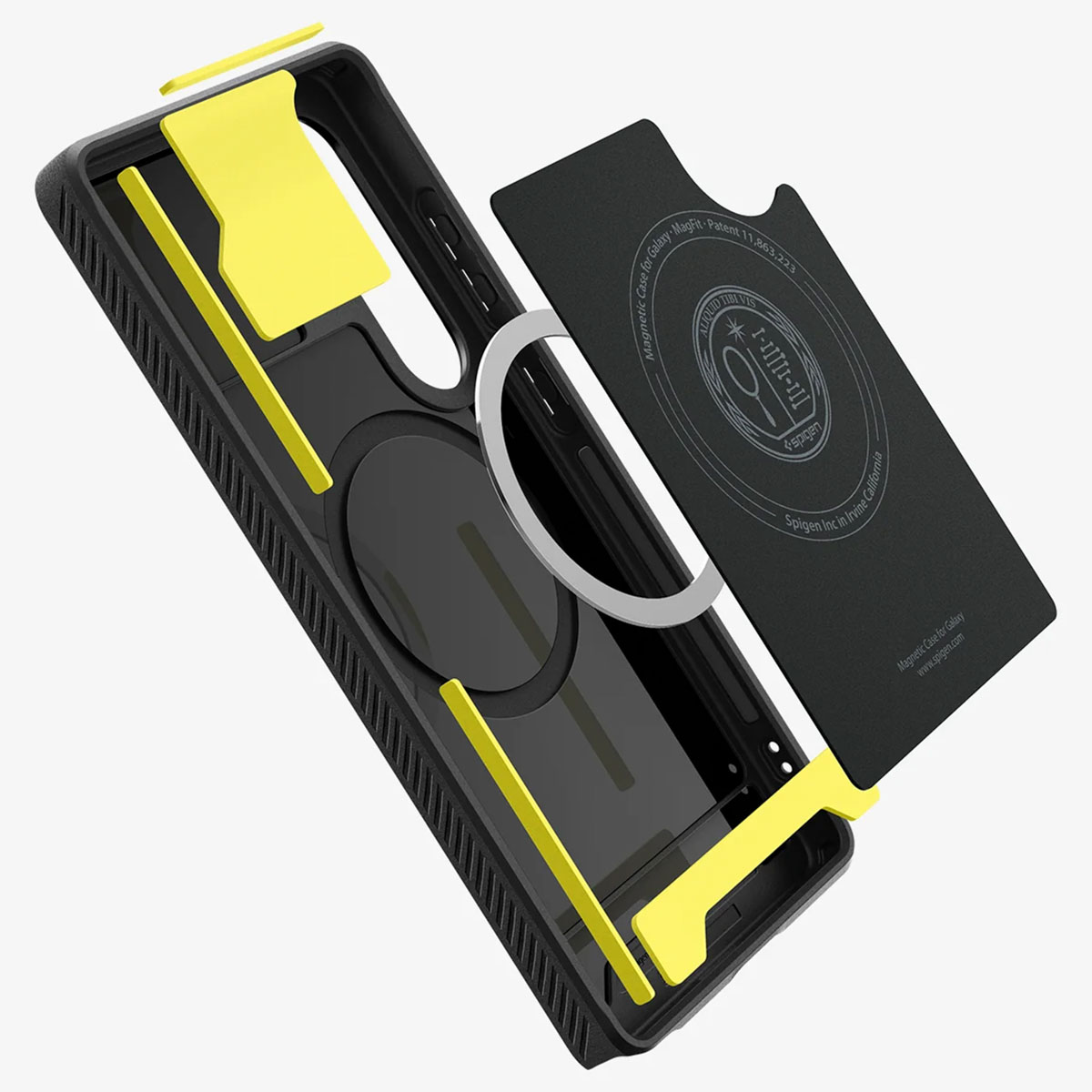 Spigen Rugged Armor Backcover MagSafe Samsung Galaxy S25 Ultra - Matte Black - Afbeelding 9